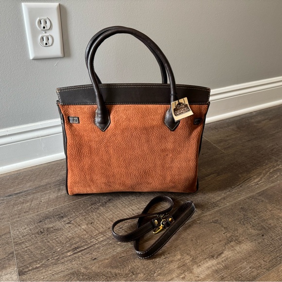 Argentinian Brown Leather Handbag - Picture 2 of 5